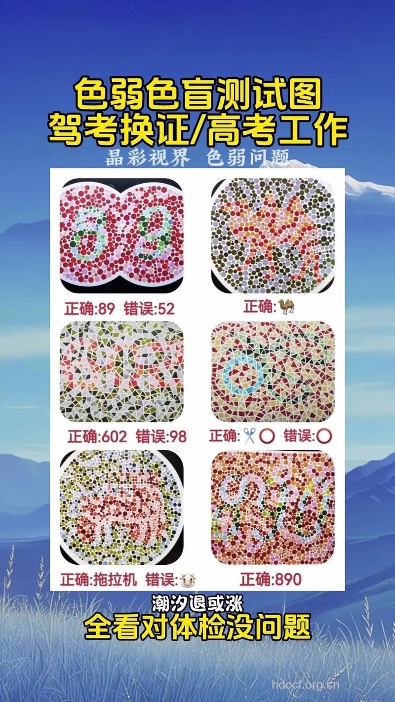 老人服用地高辛易诱发色盲