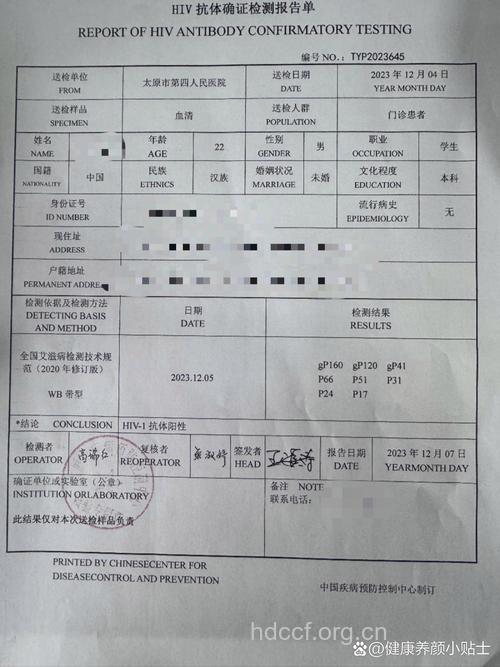 艾滋病检测结果为阳性意味着什么