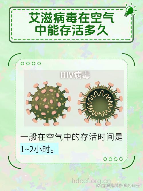 艾滋病毒离开人体后只能存活几秒钟