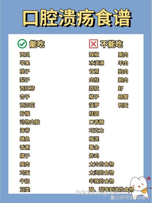 引起口腔溃疡的食物有哪些