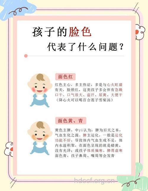 从宝宝面色看宝宝身体健康