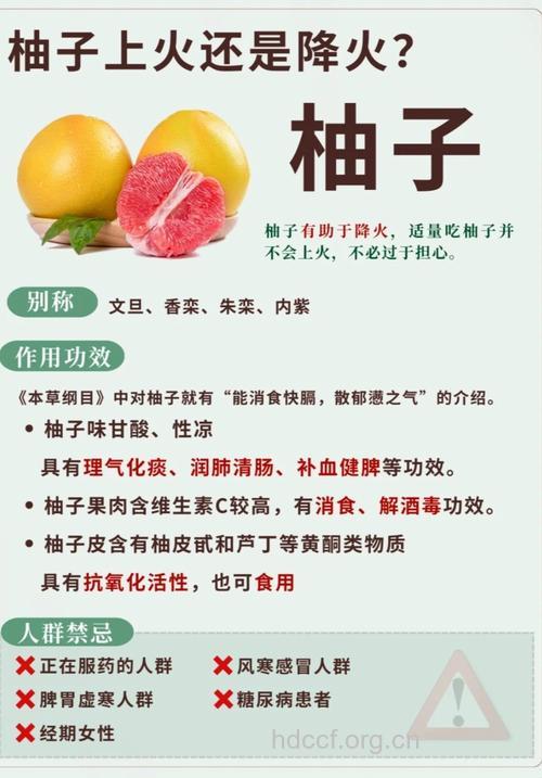 吃柚子清热下火 但有4大禁忌
