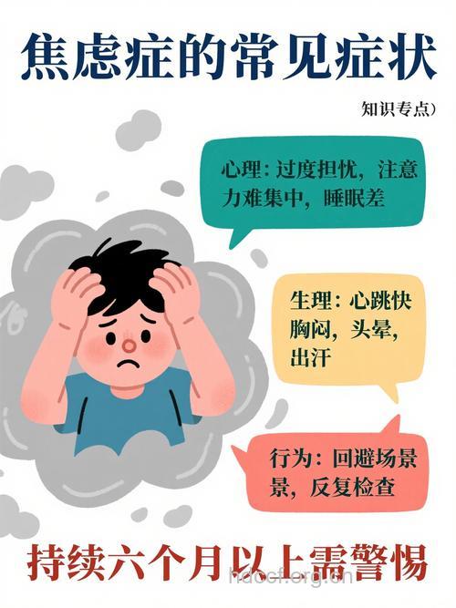 警告!当心焦虑症会引起这些并发症!