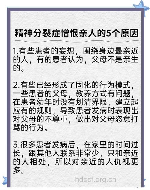 精神疾病的原因:家庭矛盾