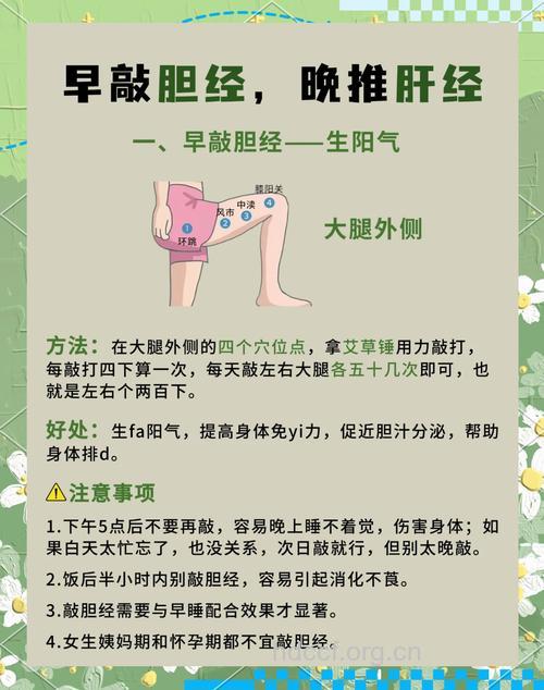 久坐族敲敲胆经 滋养肝肺防便秘