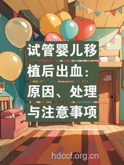 试管婴儿移植后出血怎么办 你知道吗