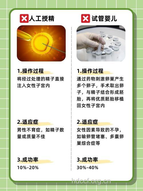 试管婴儿与人工授精有什么区别