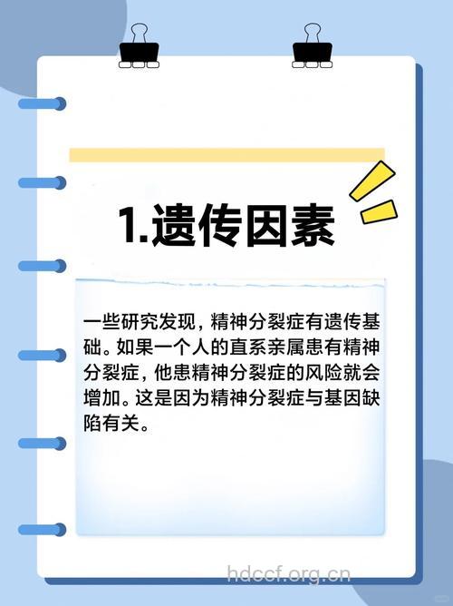 精神分裂症的遗传发病