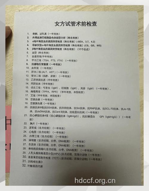 做试管婴儿需要准备哪些材料？