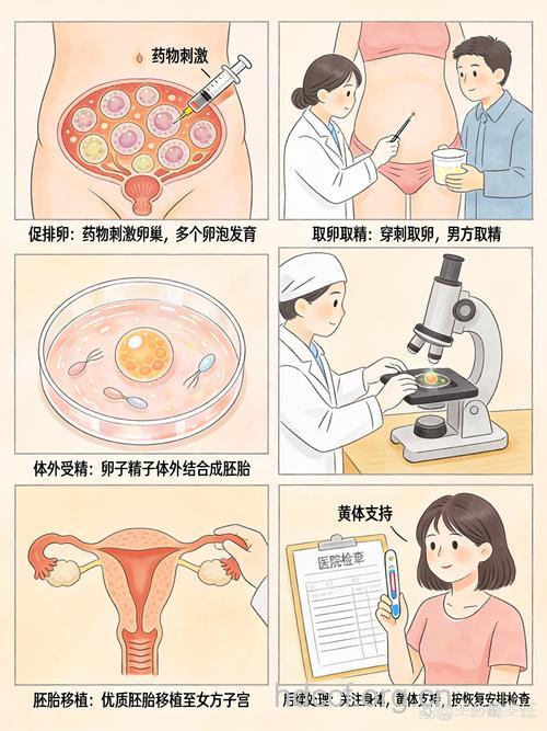 试管婴儿的形成程序