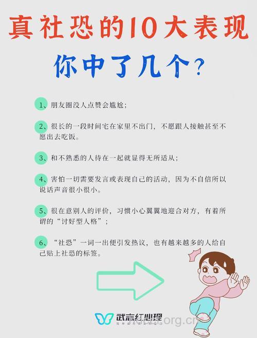 社交恐惧症的特征及表现