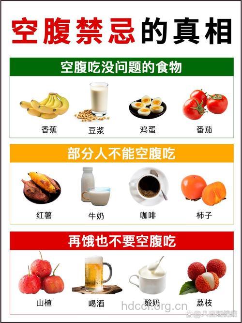 千万不能空腹吃的四大食物