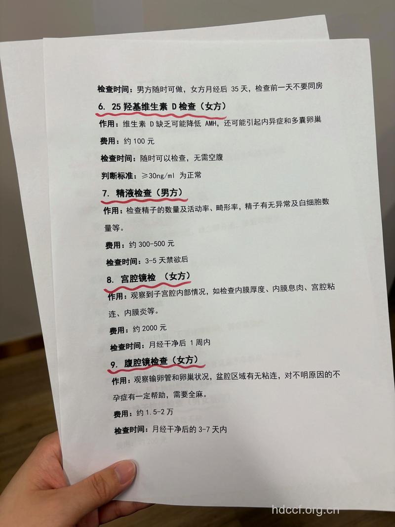 检查不孕不育的费用要多少?