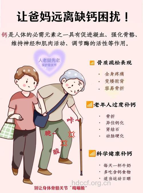 老年人补钙的五个注意