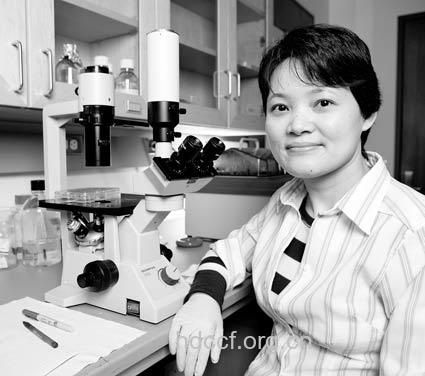 科学家俞君英研究治疗白血病艾滋病的万能细胞