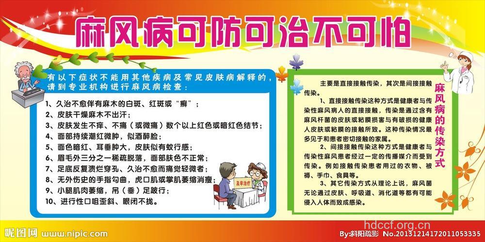 麻风病可防可治并不可怕