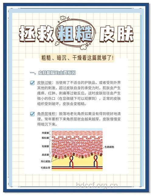 改变皮肤粗糙的几个小方法
