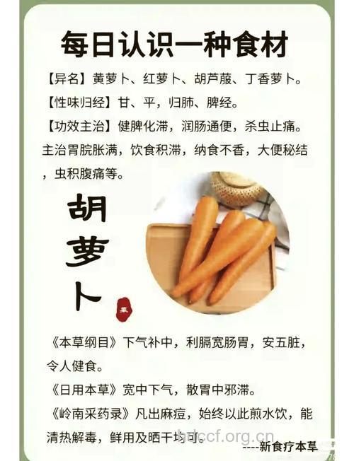 中医推荐：胡萝卜去口臭