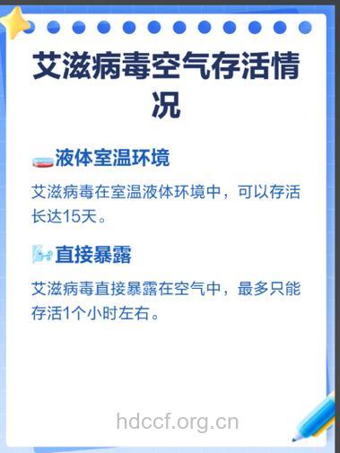 艾滋病病毒离开人体后能活多久