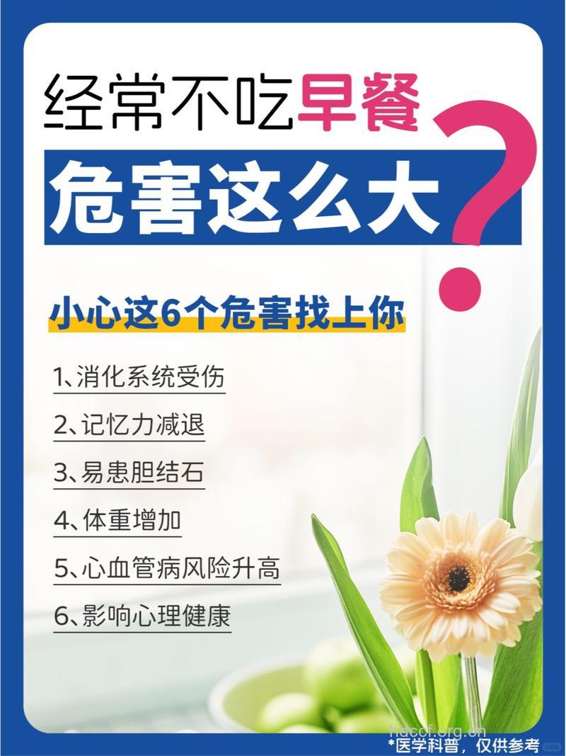 告知 不吃早餐的五大危害