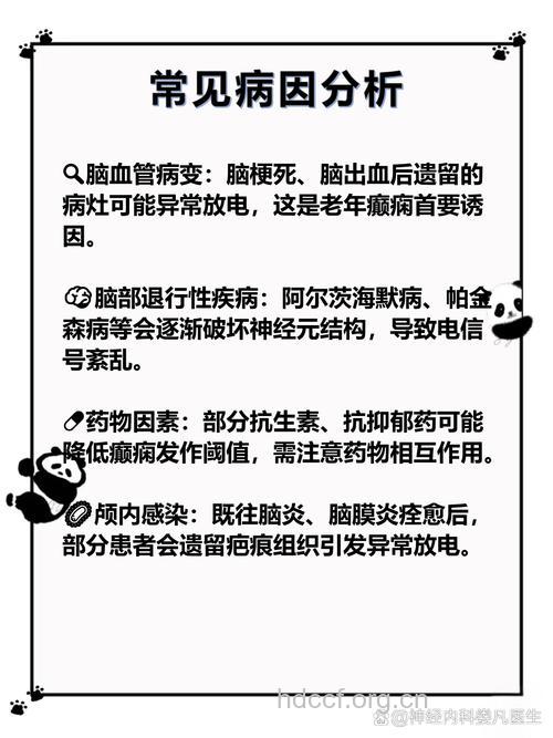 老年癫痫的常见诱因