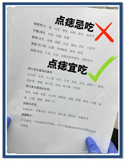 点痣后应注意的饮食问题