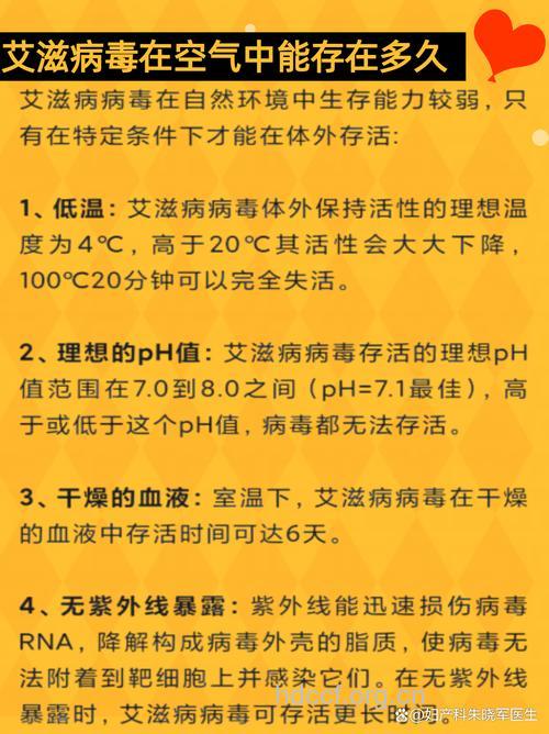 空气会不会传播艾滋病