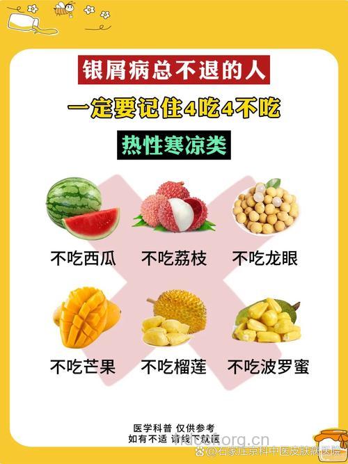 牛皮癣患者应该尽量少吃或不吃的水果