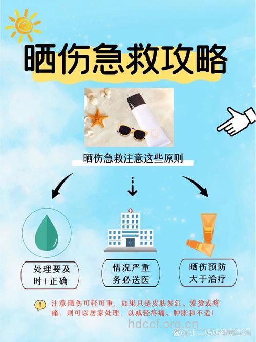 夏天日晒伤须做好防护