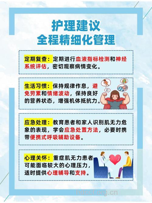 重症肌无力患者三大护理项目