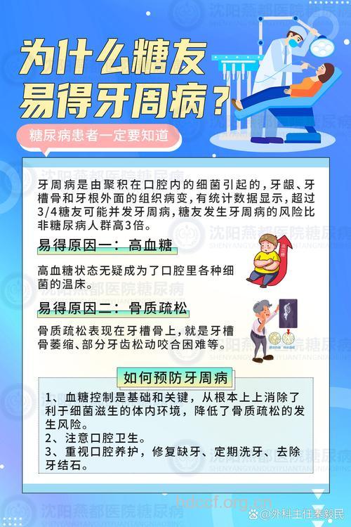 糖尿病为什么会导致牙周病