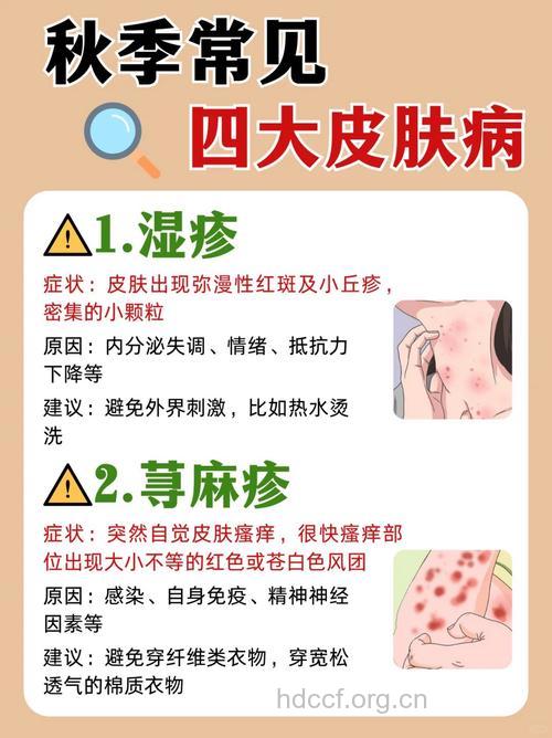 秋冬季要预防4种皮肤病