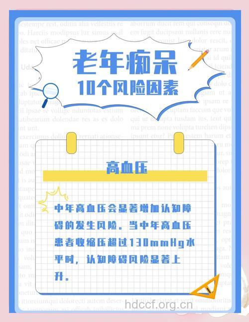 易患老年痴呆的几种因素
