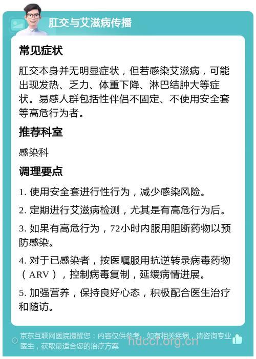 肛交后发烧是不是艾滋病症状