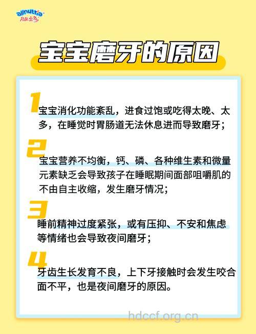 儿童夜间磨牙原因及治疗