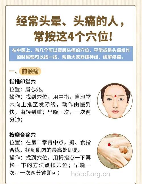 头痛怎么办 按摩4个穴位缓解