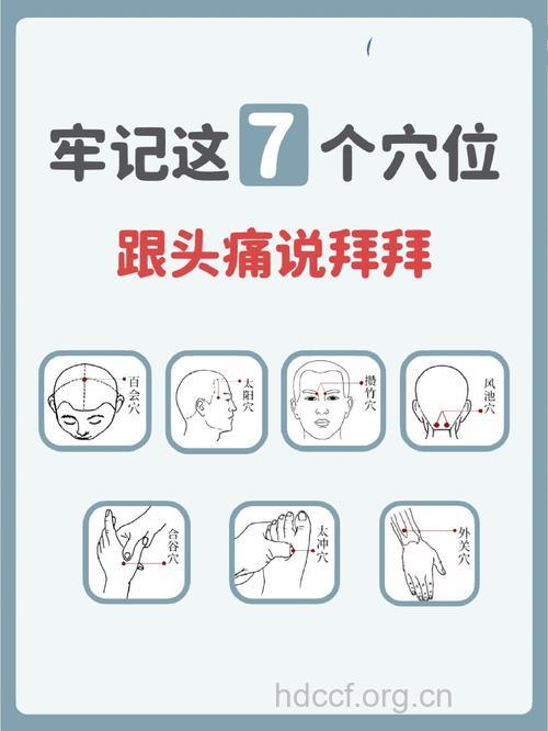 改善头痛的几种按摩方法