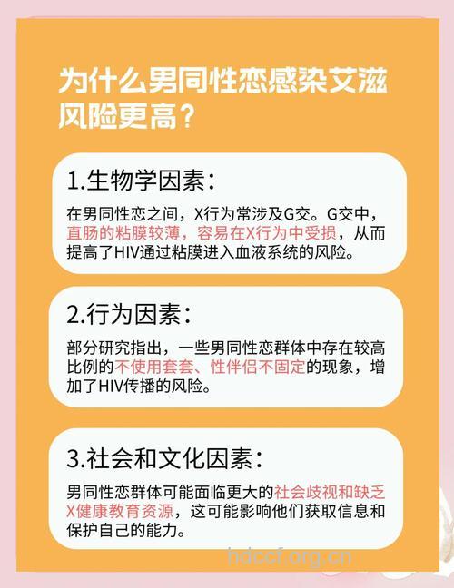 男同性恋者易得艾滋病