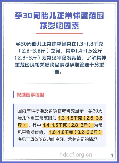 哪些因素影响胎儿体重
