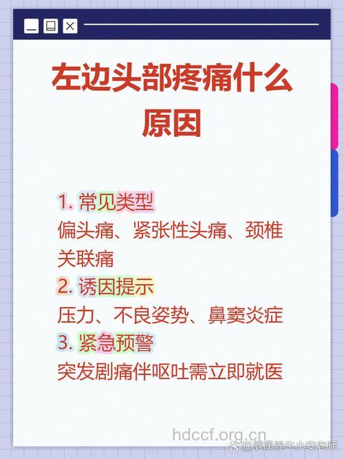 左边偏头痛的原因是什么