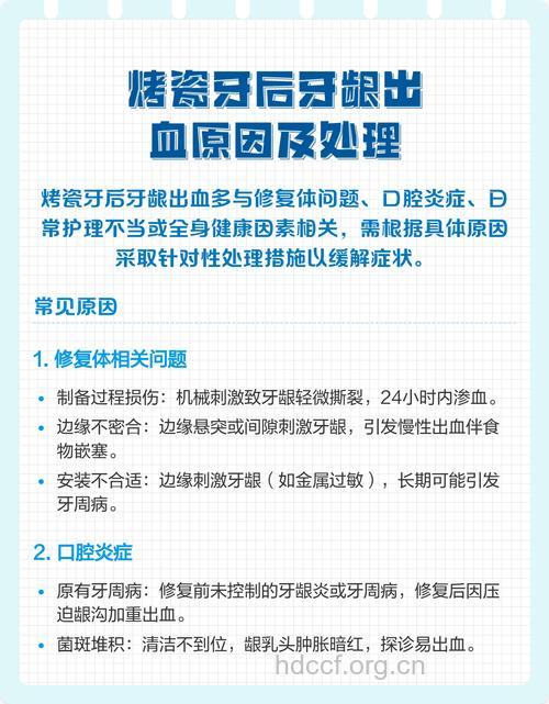 做烤瓷牙后牙龈红肿怎么回事