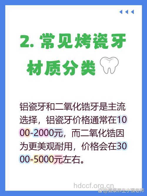 影响烤瓷牙价格的三个因素