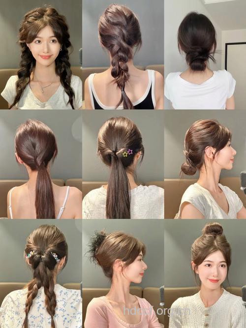 学明星 凉爽发型轻松搞定