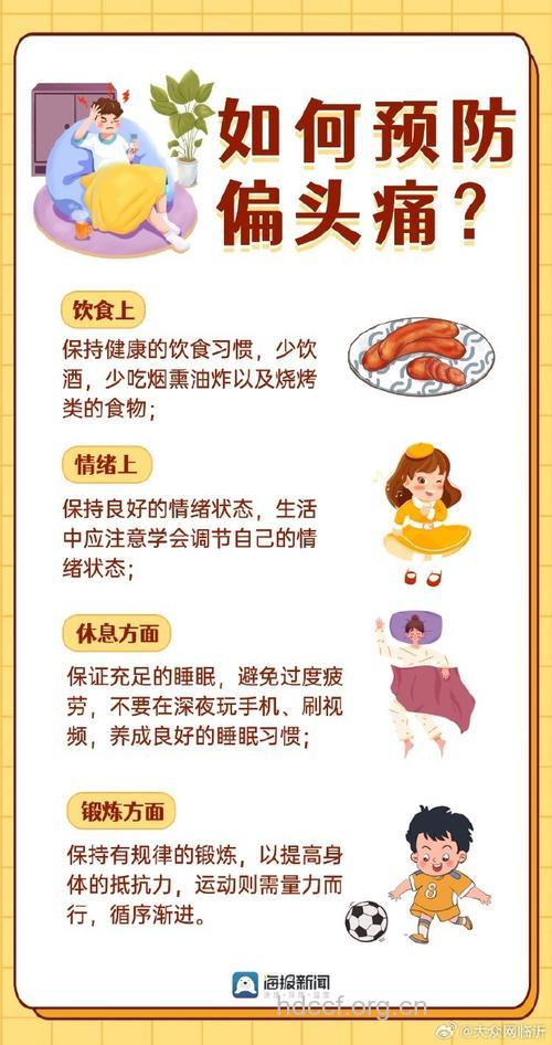 白领如何在饮食上防治头痛?