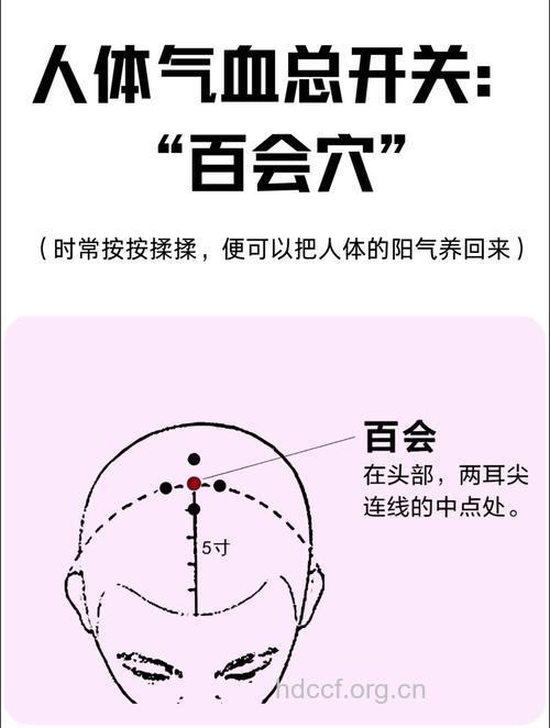 按摩百会穴可治疗头痛