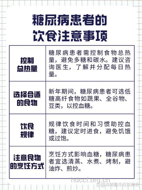 糖尿病春节饮食 应注意这6点