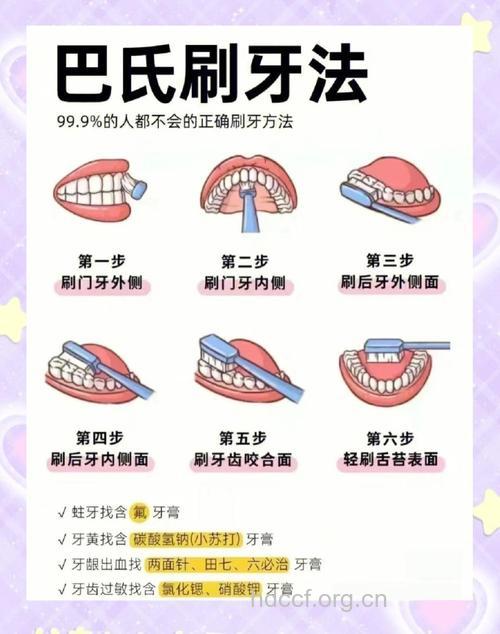 专家推荐的刷牙方法