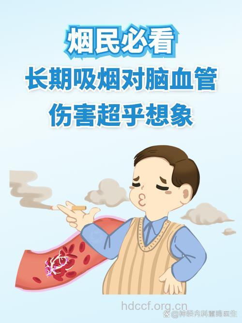 小心:吸烟可诱发中风