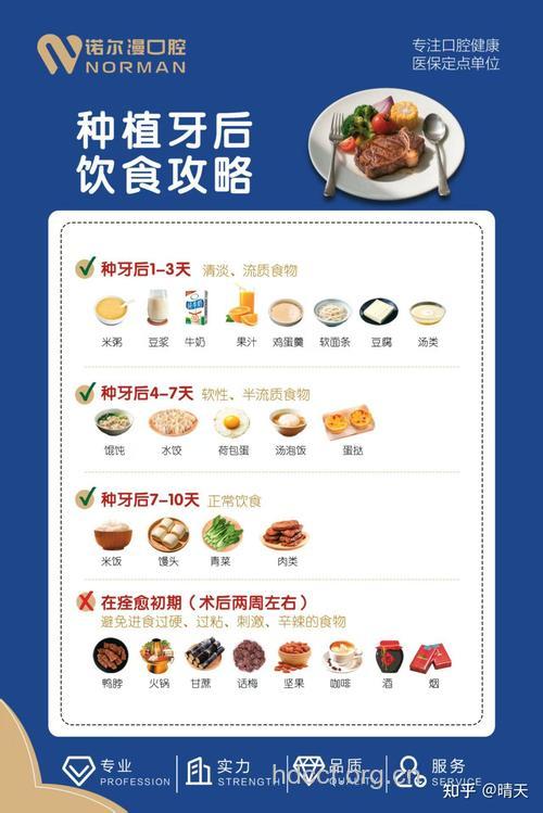 种植牙术后要怎么吃