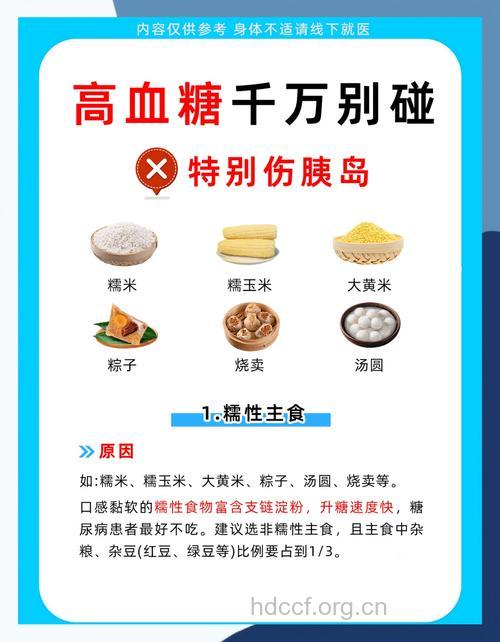 高血糖患者的饮食禁忌
